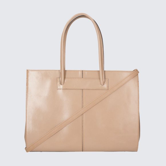 Italian Artisan Womens Luxury Tote Handbag In Genuine Cowhide Leather Made In It - Picture 13 of 16